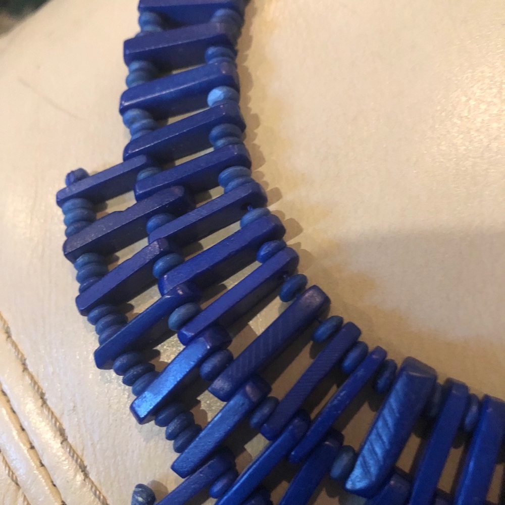 Gorgeous Blue Statement Necklace - image 2